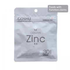 Zinc - Origami Supplement (Foods with Nutrient Function Claims)